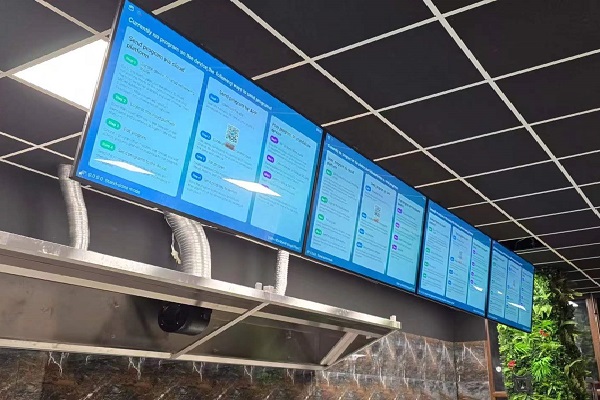 Installation of Wall-Mounted Advertising Display