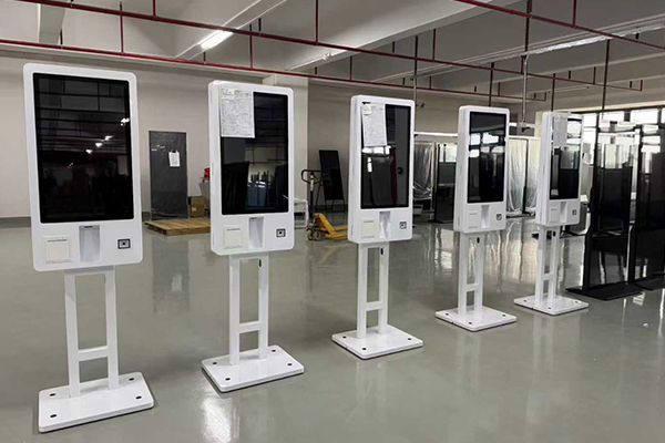 Self-service ordering machine features
