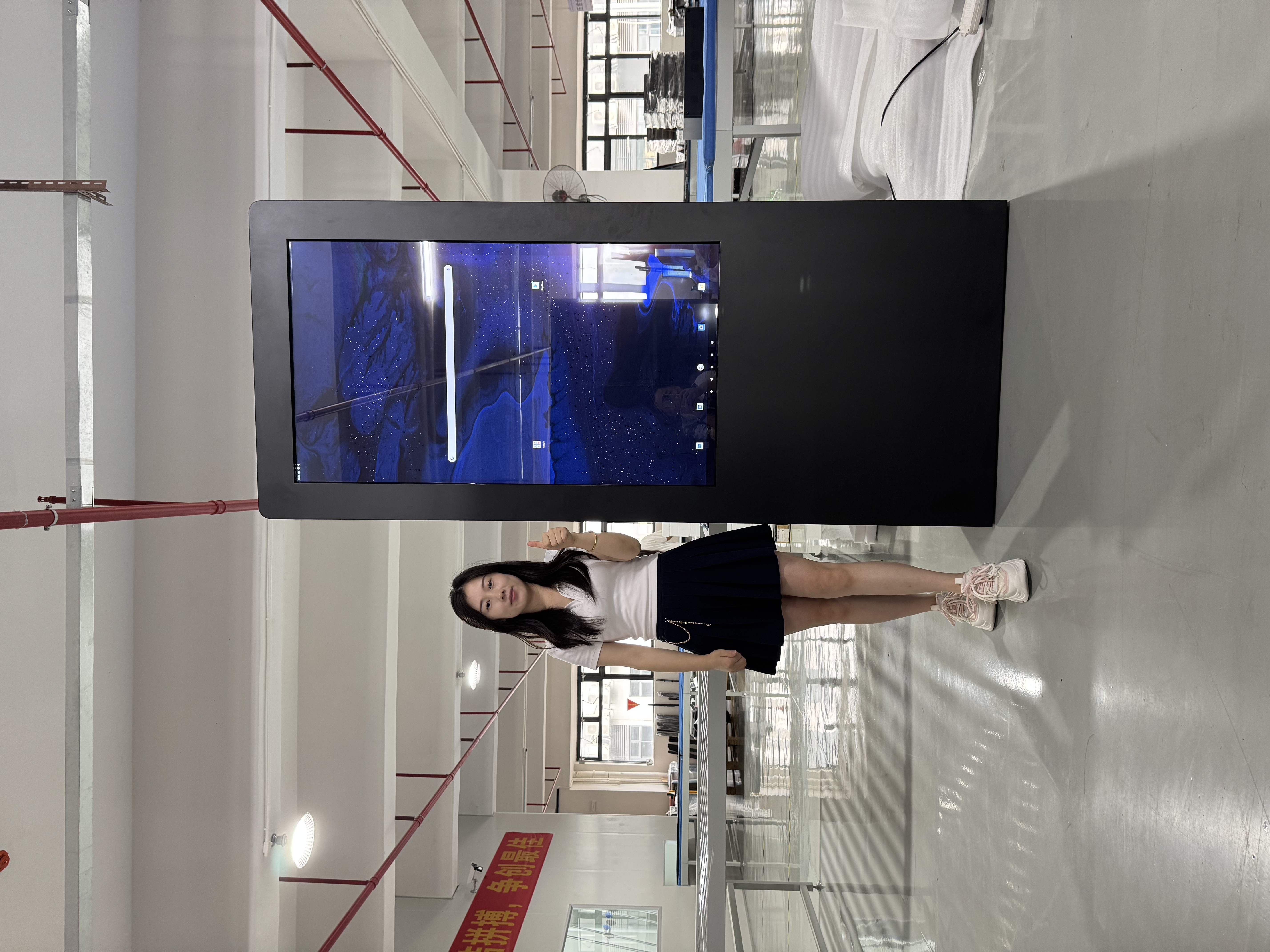 transparent display case