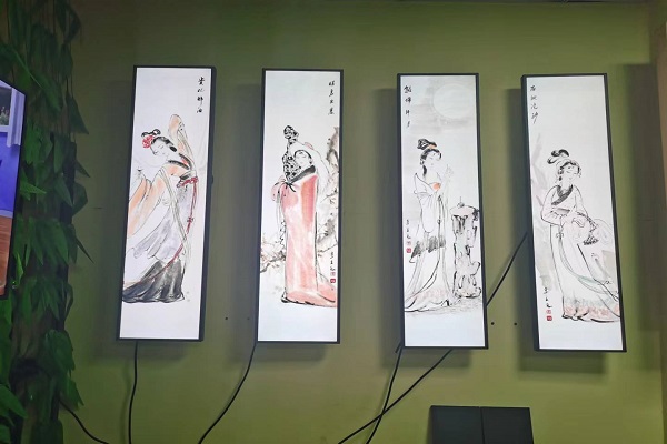 Máquina de publicidade com tela esticada LCD: análise de características técnicas e cenários de aplicação diversificados