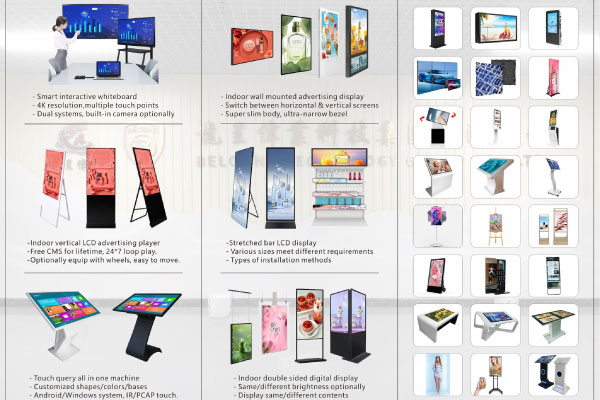 Como escolher o melhor tamanho para telas digitais comerciais?