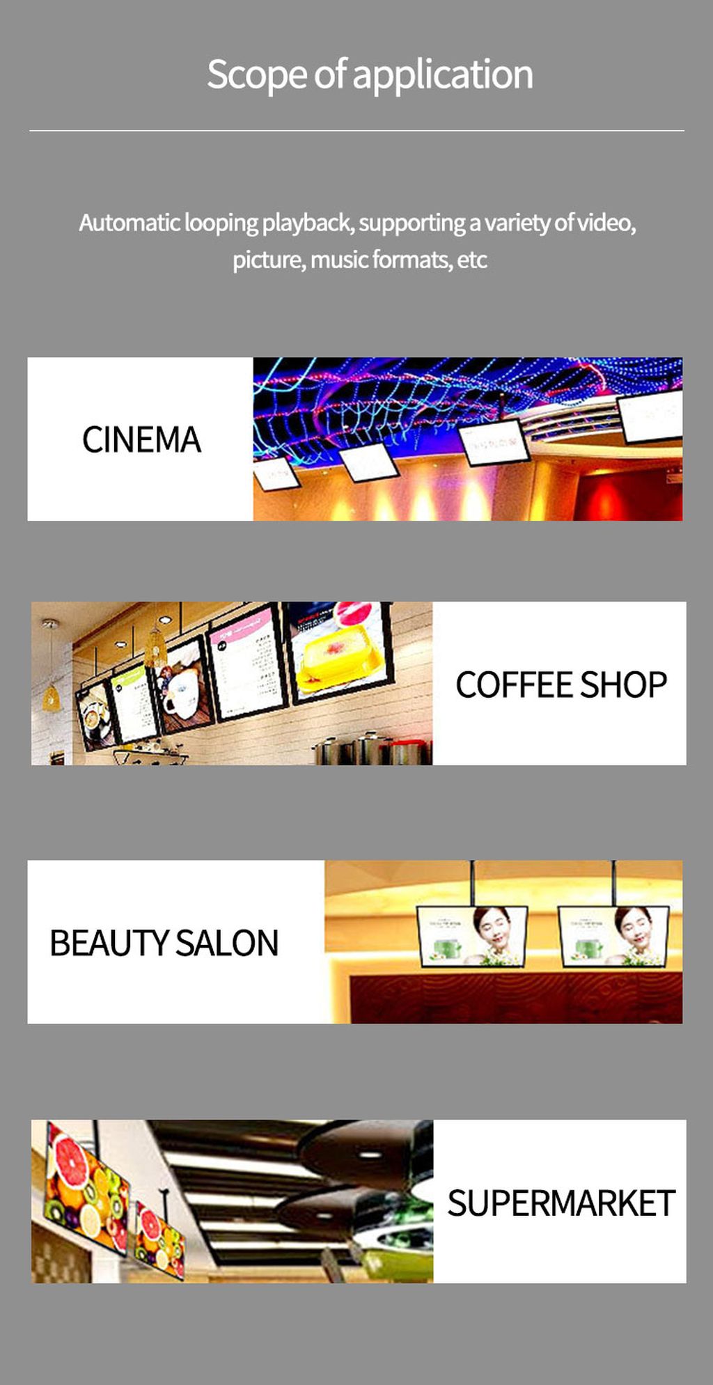 Advertising machines