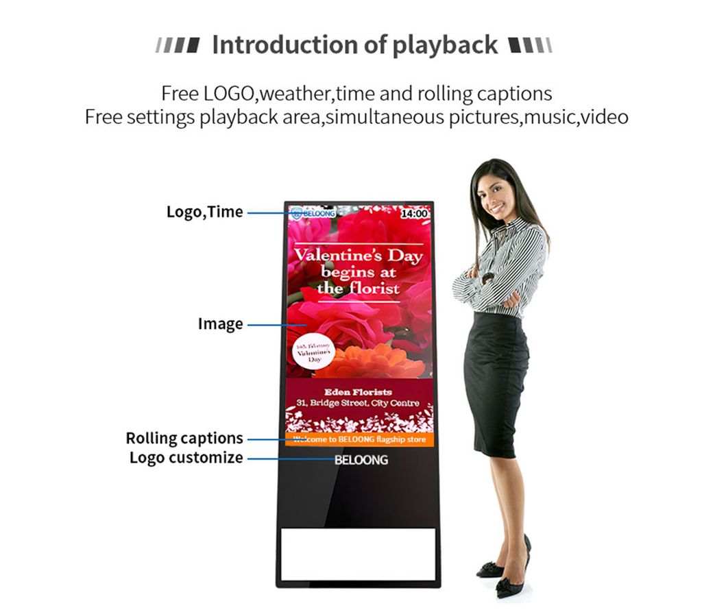 portable advertising machines