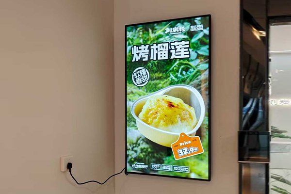 LCD wall-mounted signage advertising machine
