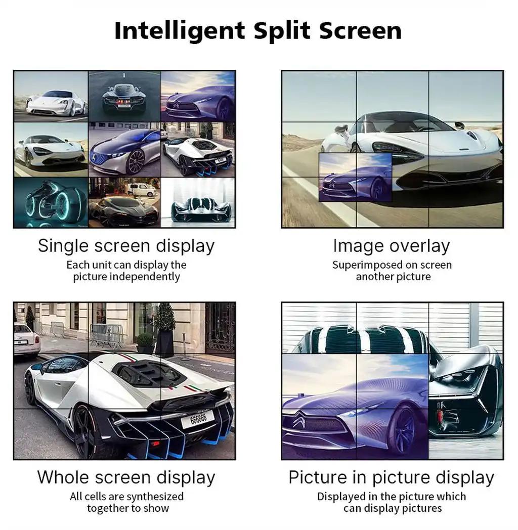 55 inch video wall