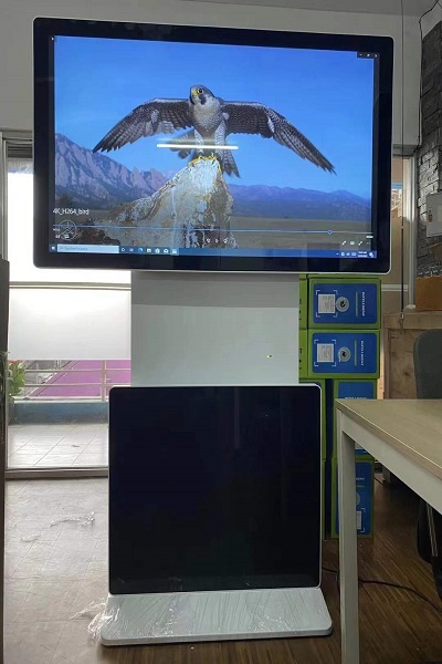 rotatable screen advertising machine