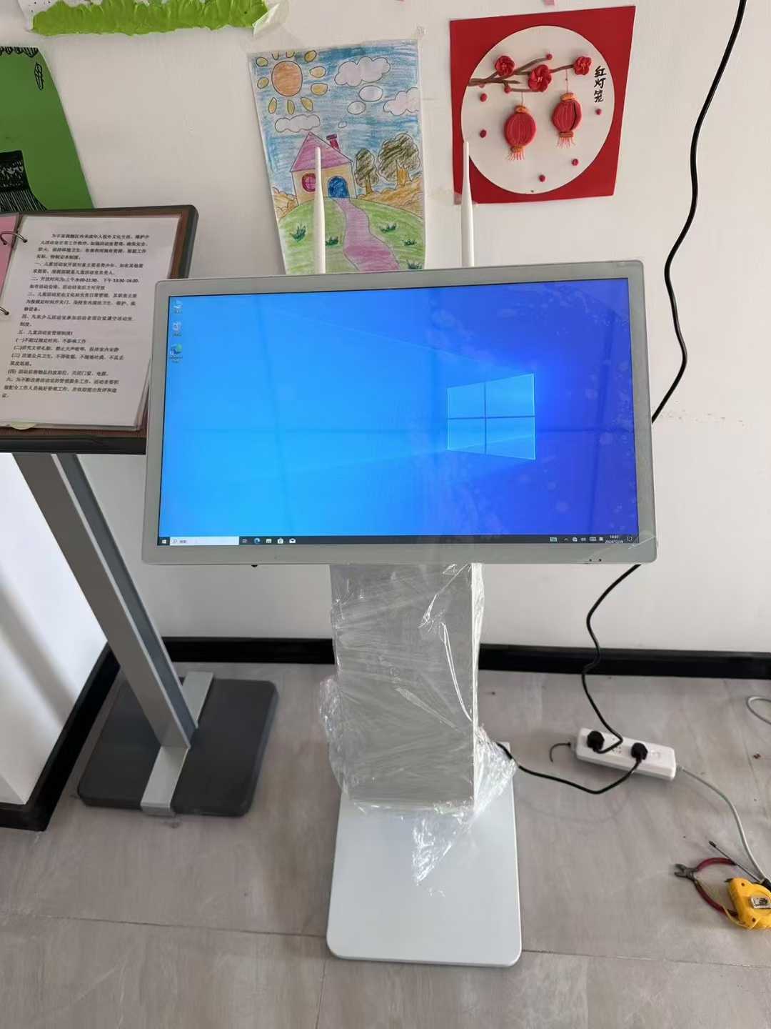 Touch query kiosks