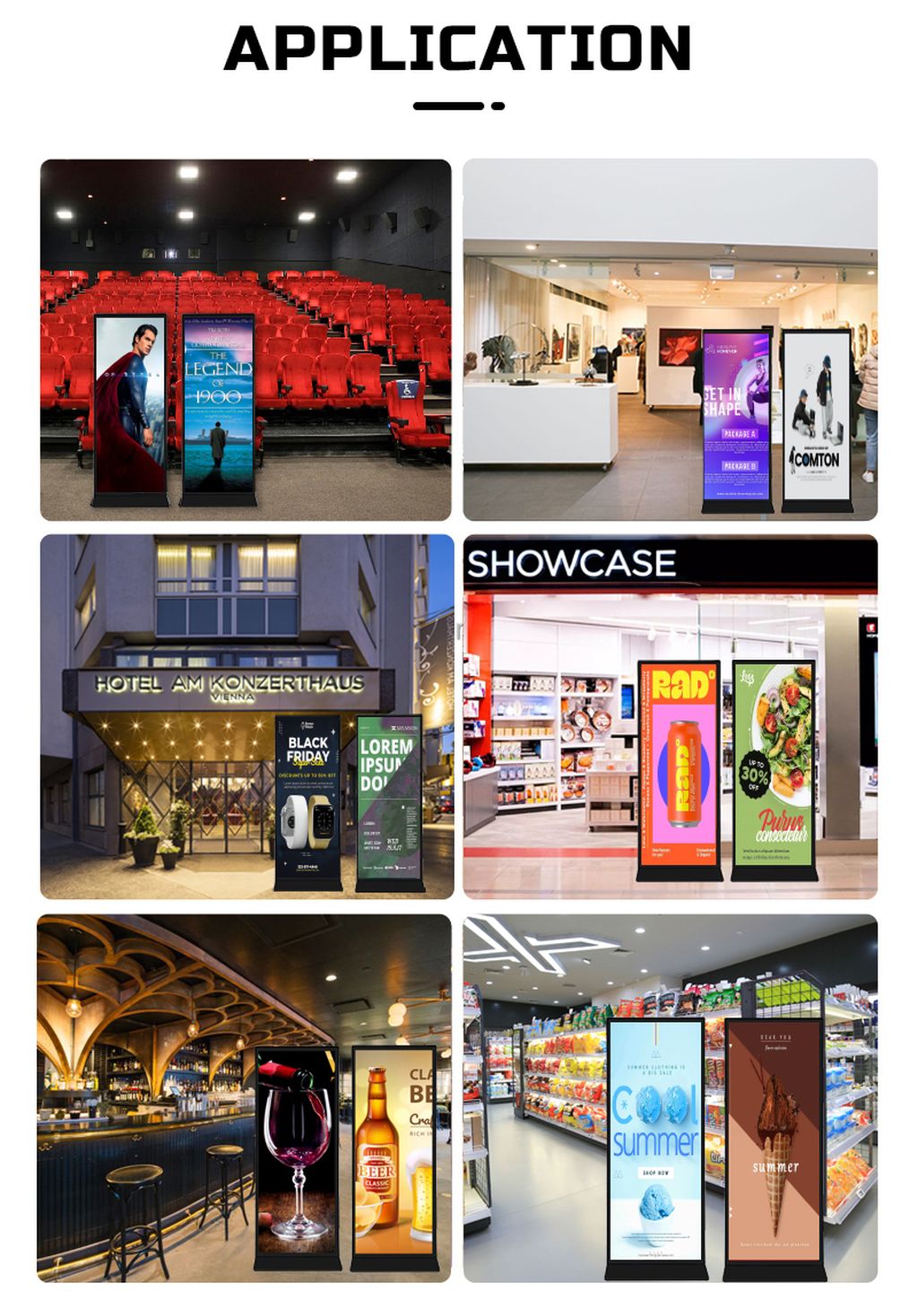 LCD advertising machines