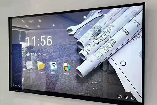 wall-mounted advertising machine