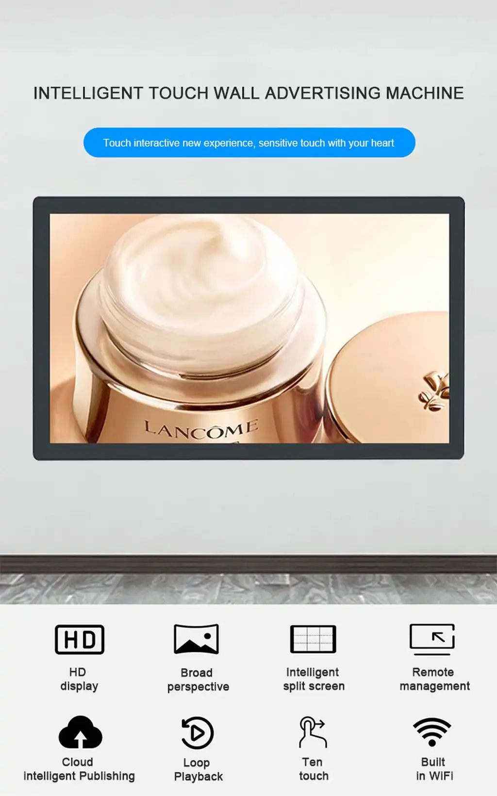 Kaufen Wandmontierter Touchscreen-Werbedisplay für digitale Beschilderung;Wandmontierter Touchscreen-Werbedisplay für digitale Beschilderung Preis;Wandmontierter Touchscreen-Werbedisplay für digitale Beschilderung Marken;Wandmontierter Touchscreen-Werbedisplay für digitale Beschilderung Hersteller;Wandmontierter Touchscreen-Werbedisplay für digitale Beschilderung Zitat;Wandmontierter Touchscreen-Werbedisplay für digitale Beschilderung Unternehmen