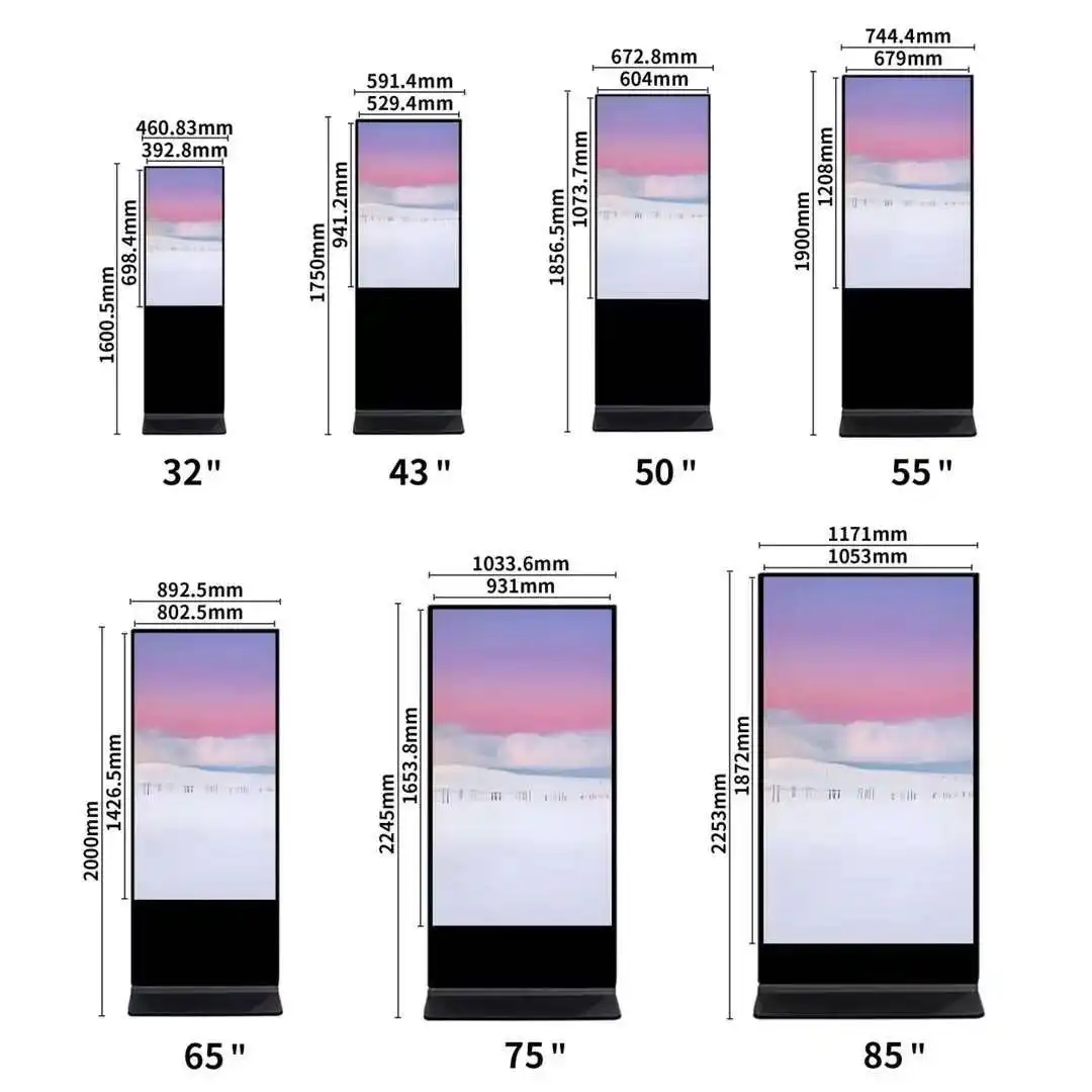 Advertising Screen Touch Kiosk Digital Signage
