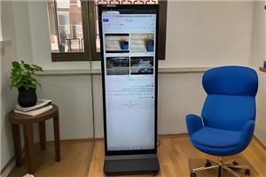 Application des affichages plein écran verticaux dans les centres commerciaux 2
