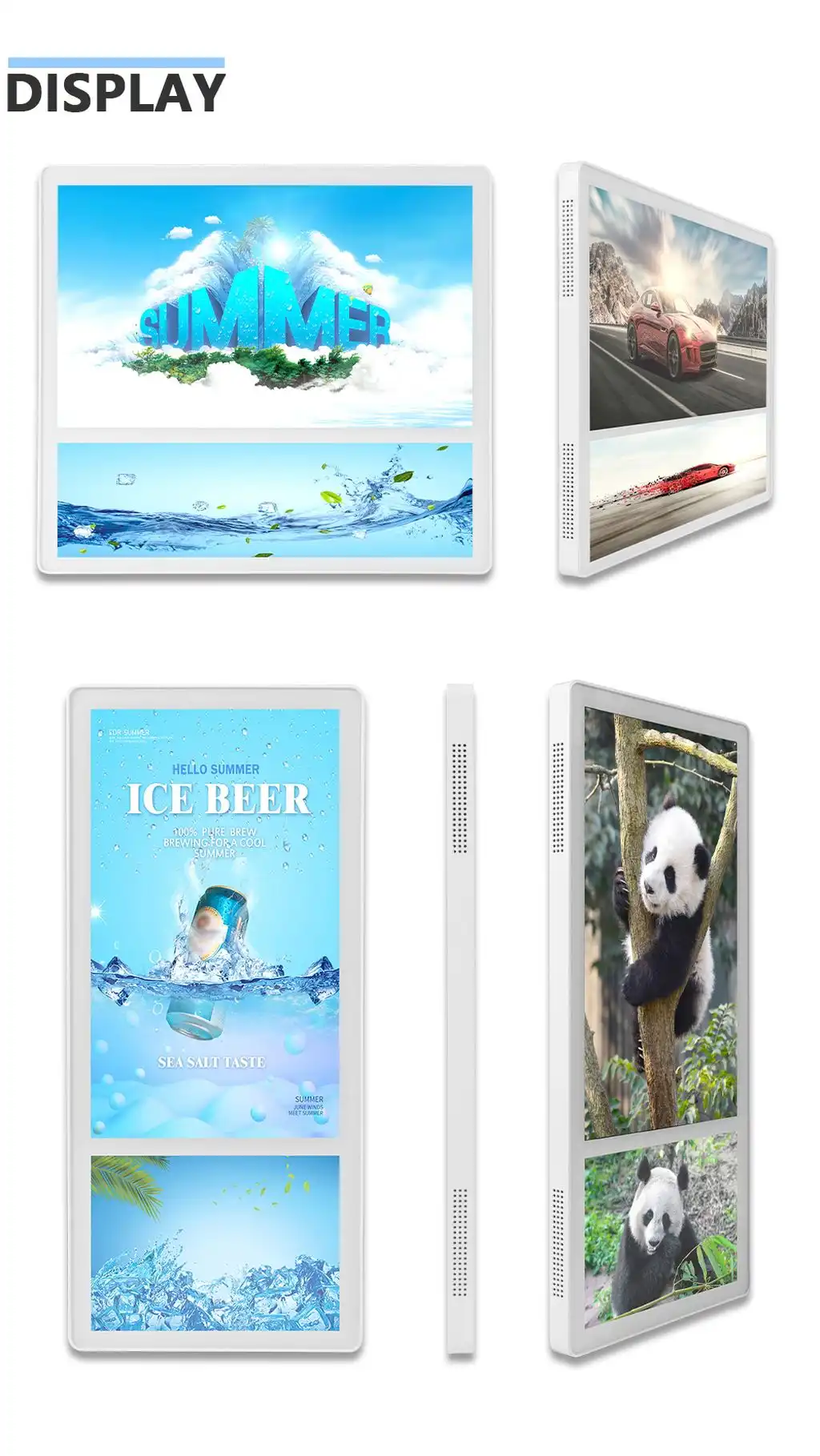 Elevator advertising display