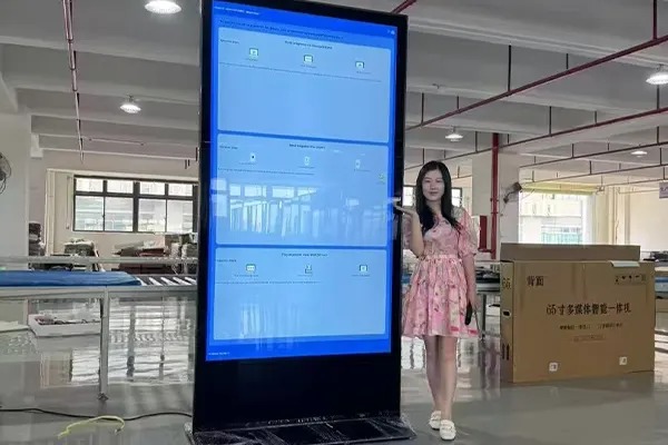 floor standing digital signage