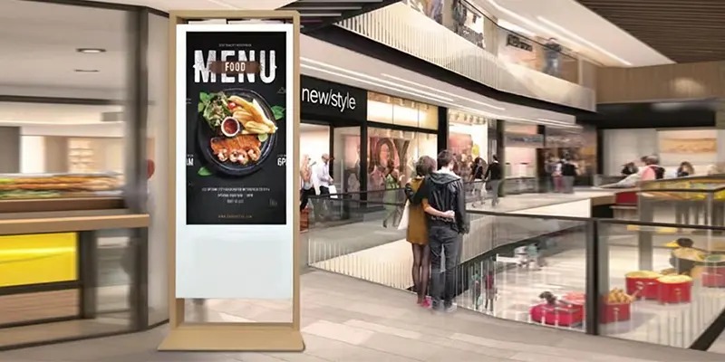 shopping mall advertising screen