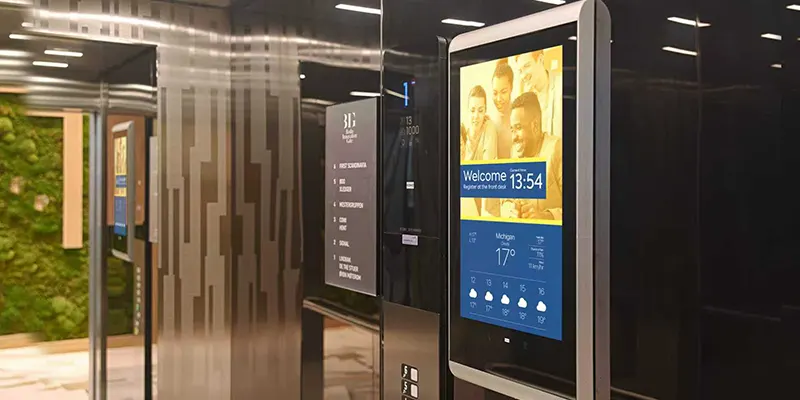 Elevator advertising