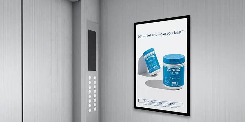Elevator advertising