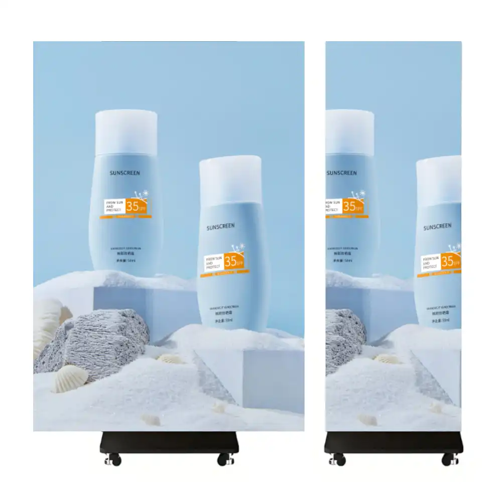 LED Portable Digital Poster Display Stand for Retail, Events, and Business Promotions