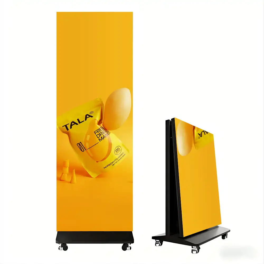 LED Portable Digital Poster Display Stand for Retail, Events, and Business Promotions