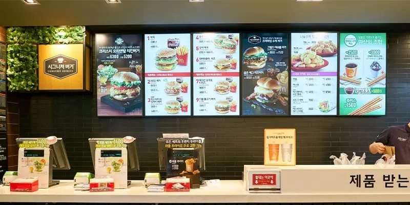 Digital Menu Signage Digital Menu Signage