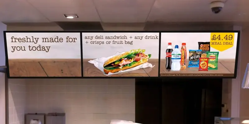 Digital menus Digital menus