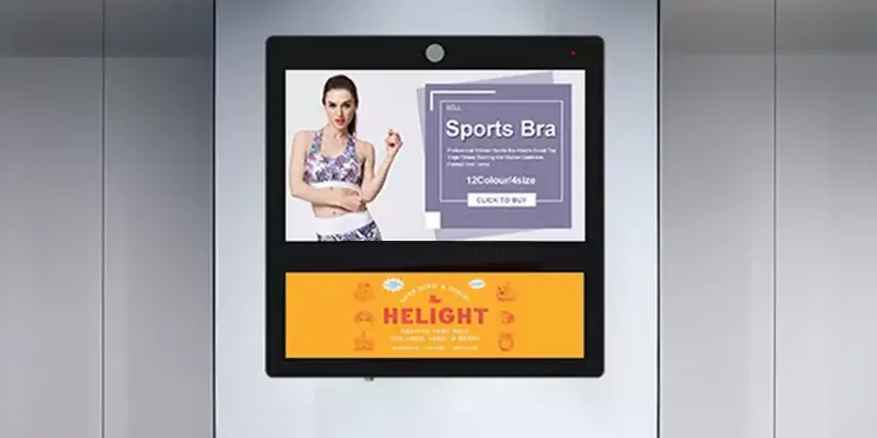 wall-mounted digital signage