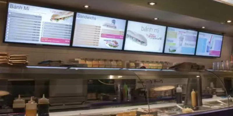 indoor menu boards