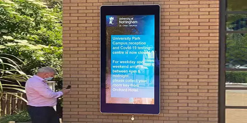 Advertising monitors