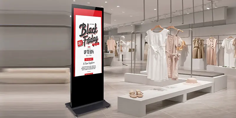 advertising kiosk