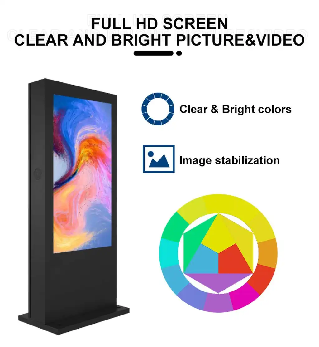 external advertising screen