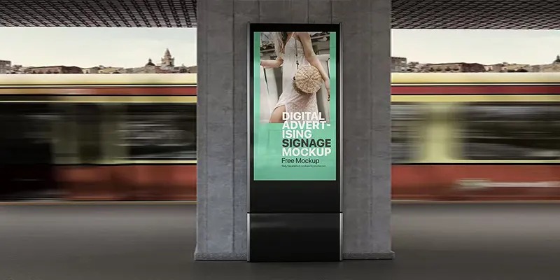 advertising display monitor