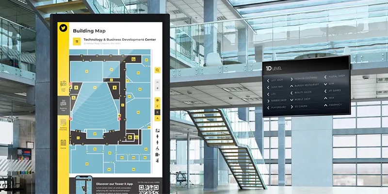 Interactive Wayfinding Signage