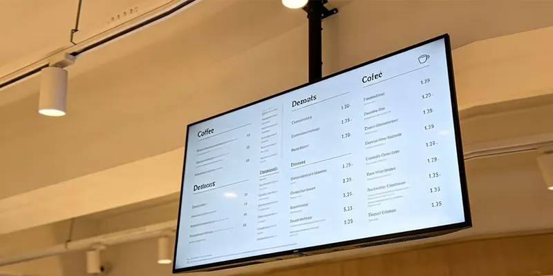 Cafe Digital Signage Cafe Digital Signage