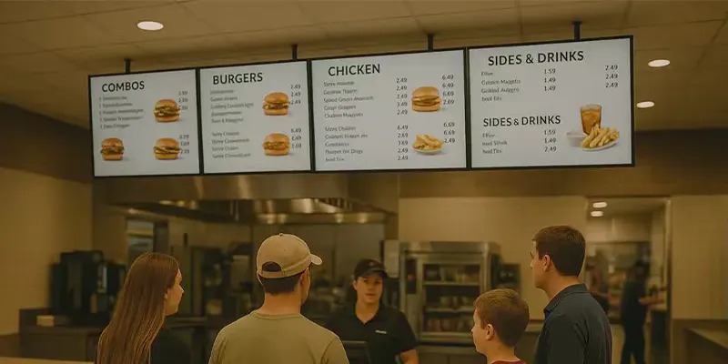 touch screen signage