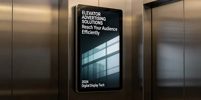 Modern elevator displays Modern elevator displays