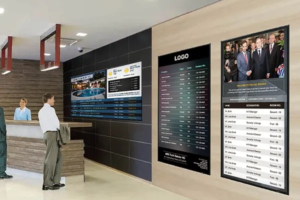 Application de signalétique numérique pour les hôtels et l'hôtellerie