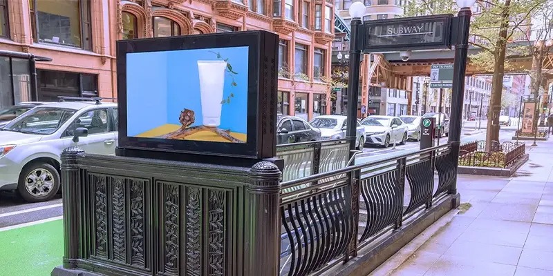 advertising screen