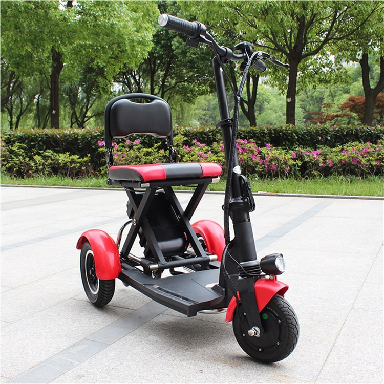  ZJDU Patinete eléctrico de tres ruedas, scooter eléctrico de  movilidad resistente para adultos, scooter de ocio para ancianos, 600 W de  alta potencia, ajuste de 3 velocidades, capacidad de carga de