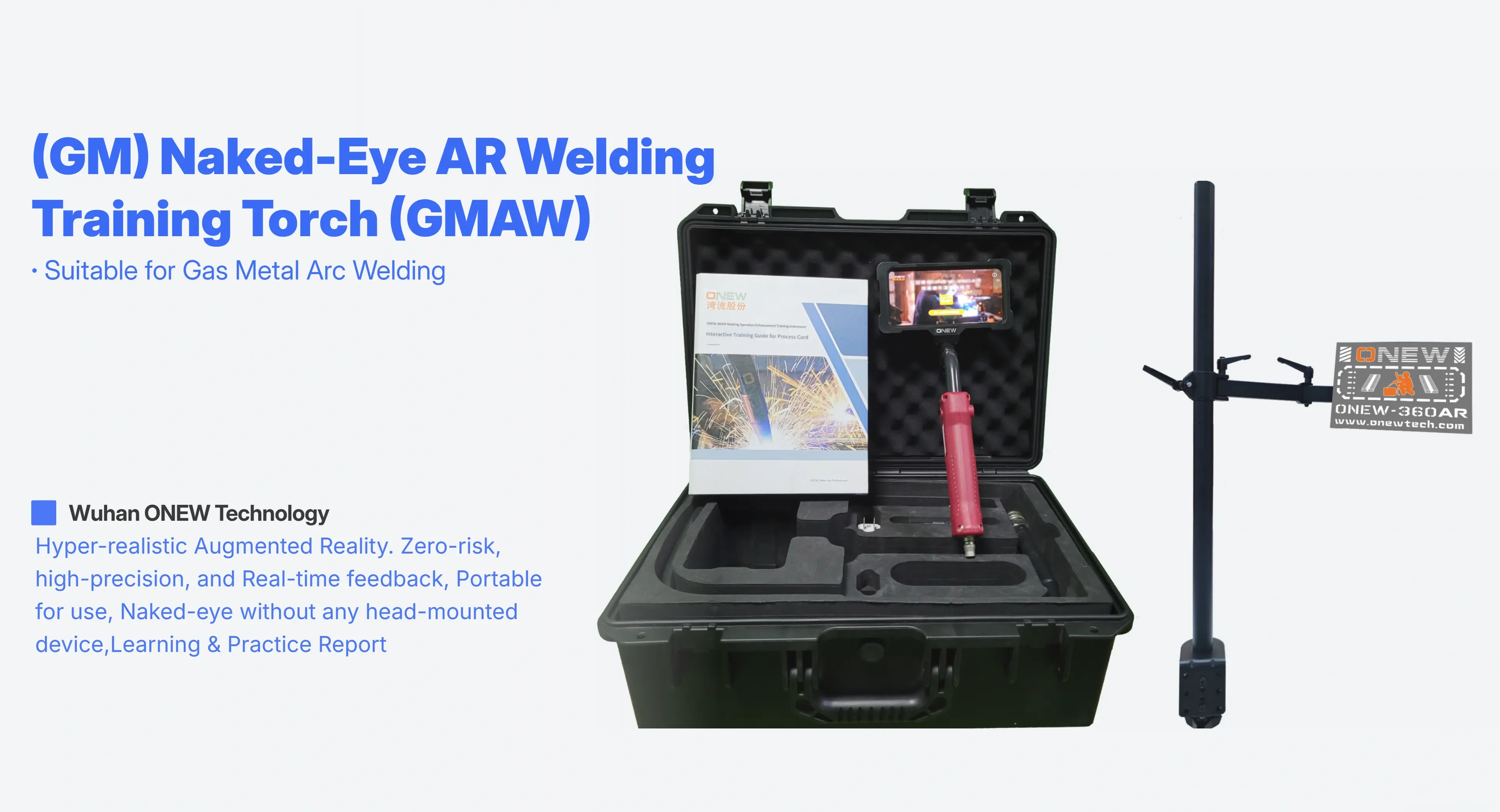 Naked-Eye AR Welding Training Torch (GMAW)