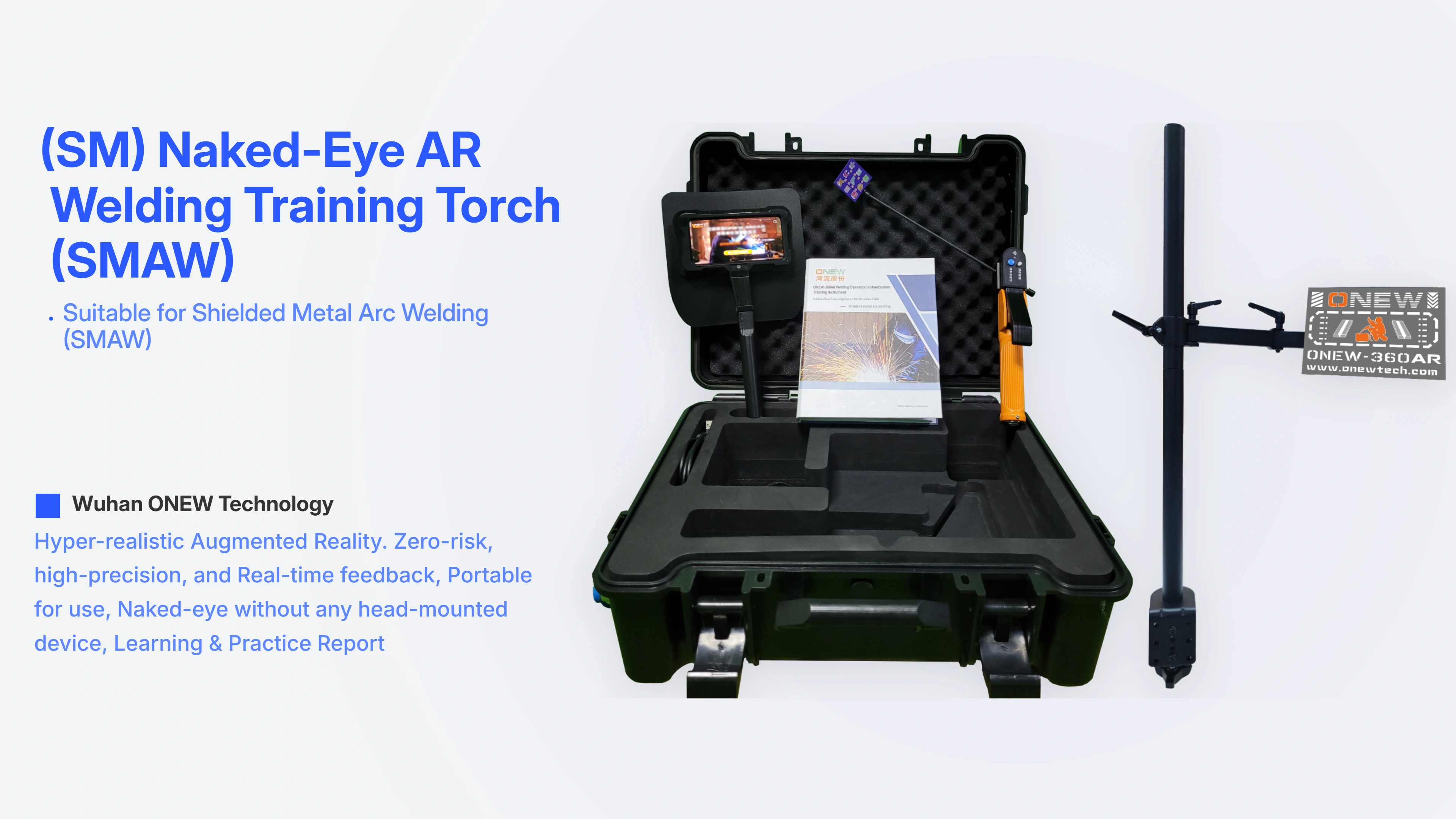 Naked-Eye AR Welding Training Torch (SMAW)