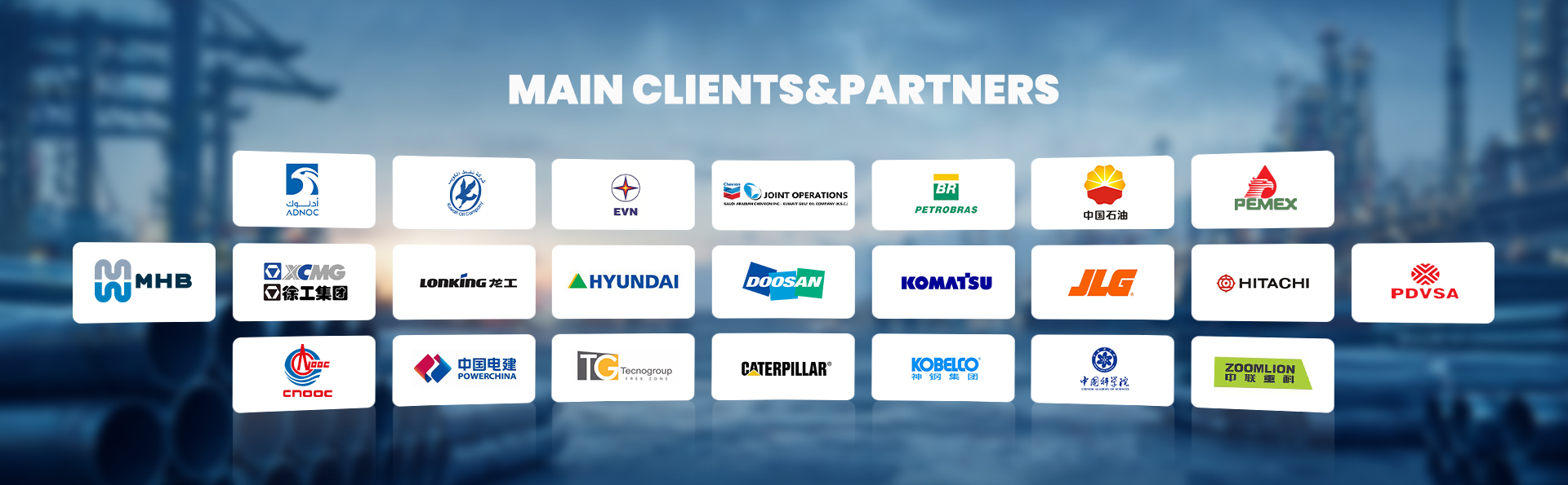 MAIN CLIENTS&PARTNERS