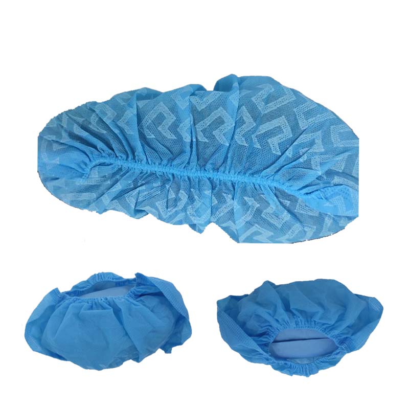Supply Blue Non Skid Printing Shoe Cover Wholesale Factory Hubei Xianlu Medical And Health