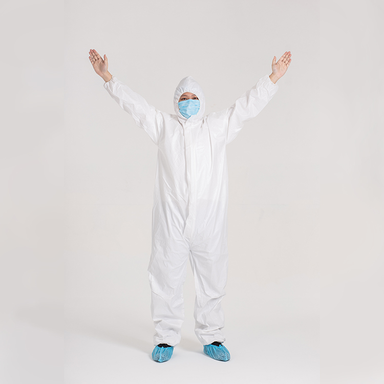 MoJoyo Security Protection Clothes Disposable Coverall Dust-Proof Clothing Nonwovens White XXL 