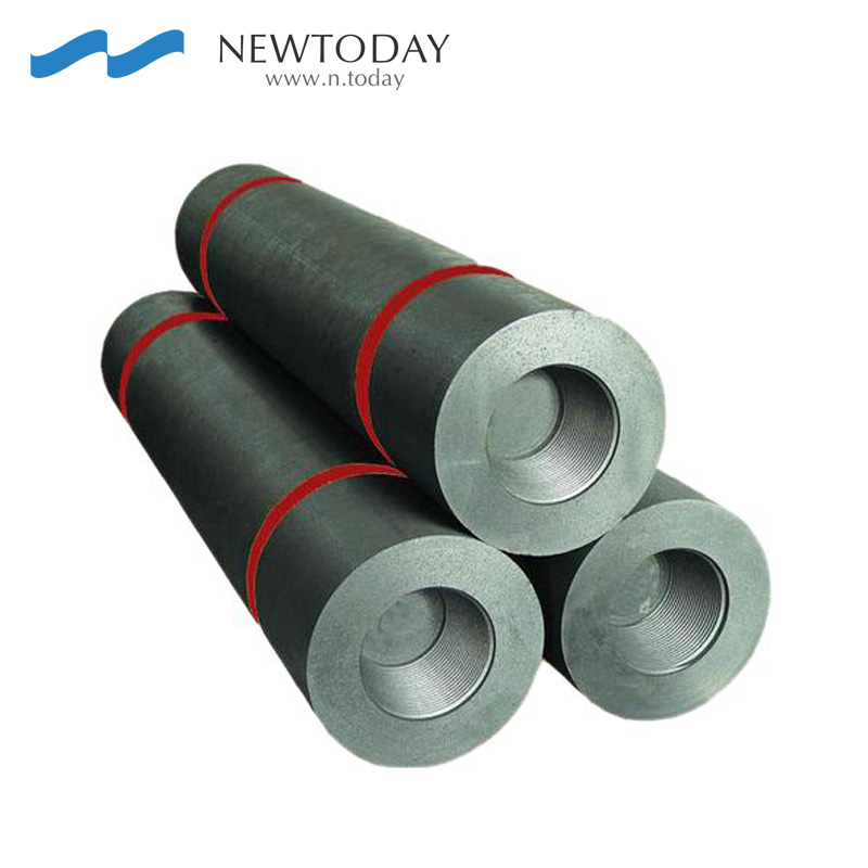 Metallurgy Graphite Electrodes 200-700mm UHP Graphite Electrodes with 3Tpi 4Tpi Nipples