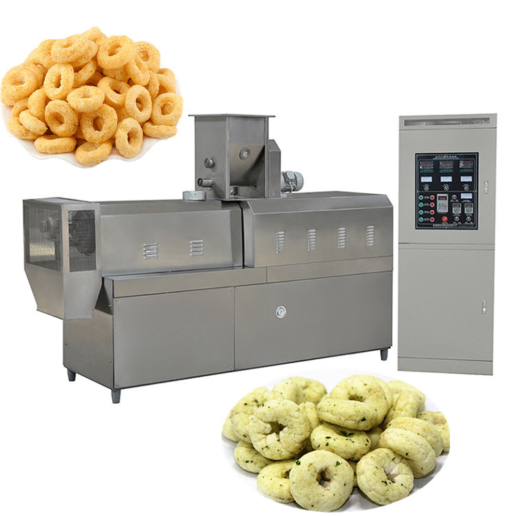Corn Wheat Puffed Ring Snacks production line