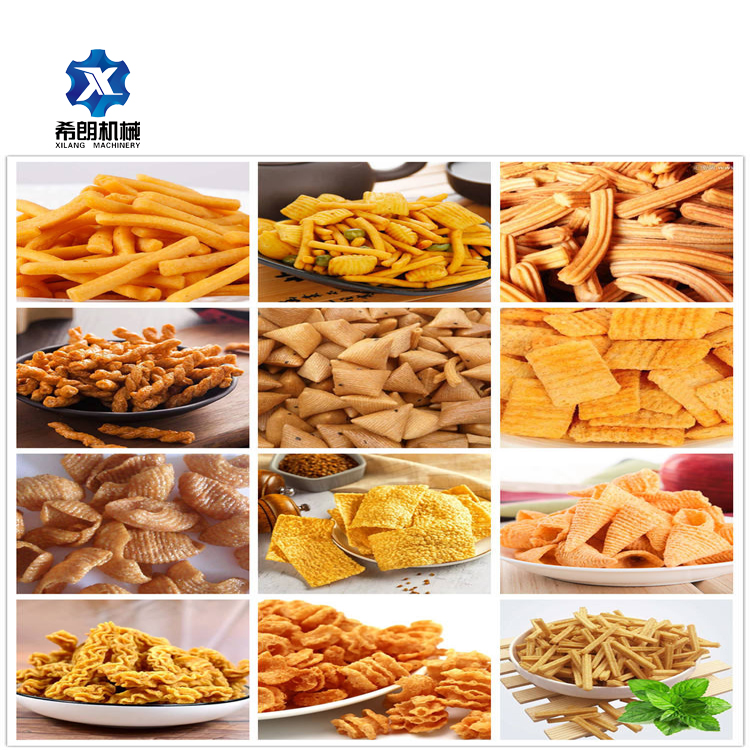 Fried potato chips snack food production line