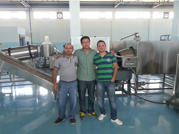 Successfull installation of breakfast cereal corn flakes machinery in Turkey