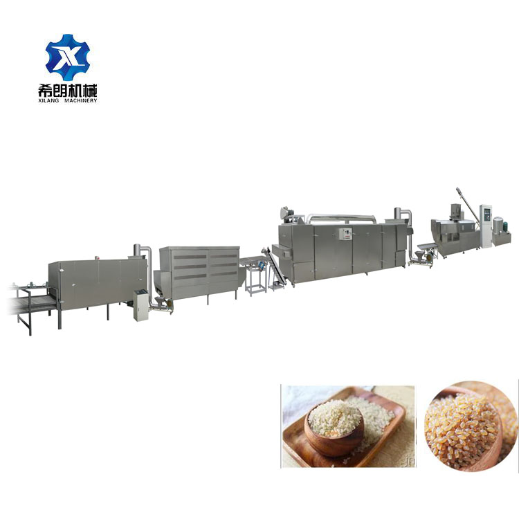 500-800kg/h capacity Industrial factory automatic Instant Artificial Rice Production line