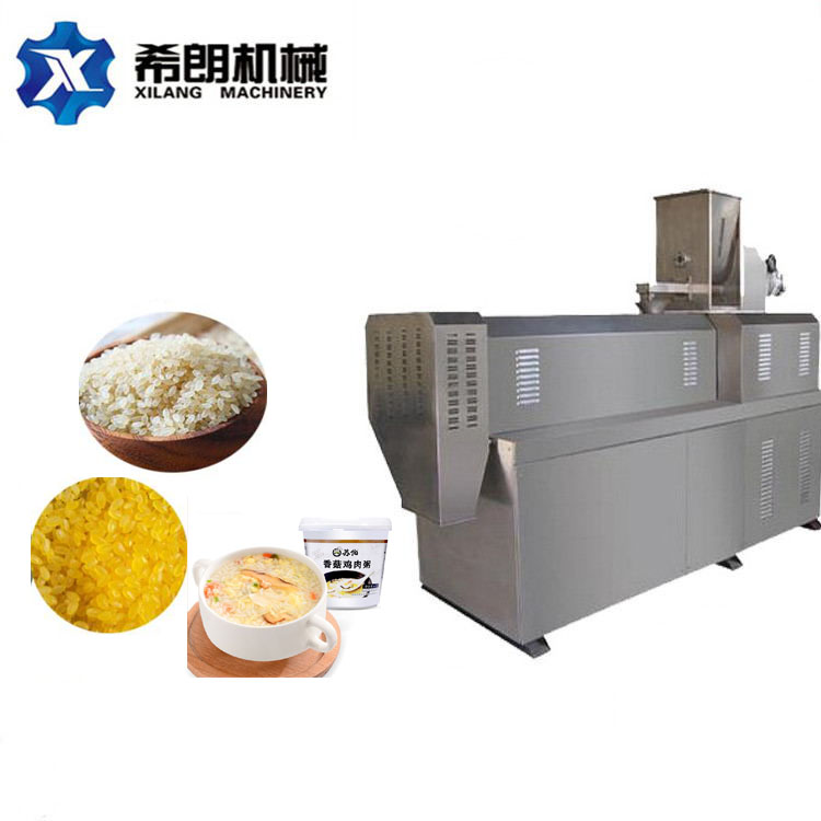 500-800kg/h capacity Industrial factory automatic Instant Artificial Rice Production line