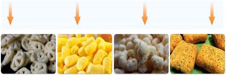 corn puff snack extruder machine